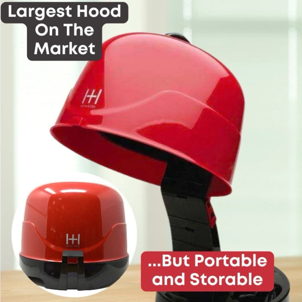 Hot & Hotter Super Large Turbo Pro Hood Dryer 3000 New
